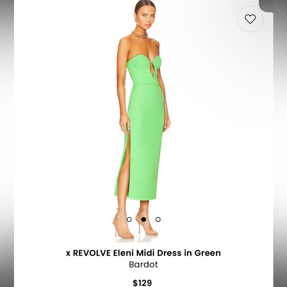 Revolve Bardot Eleni Mini Dress in Green Size XS/2